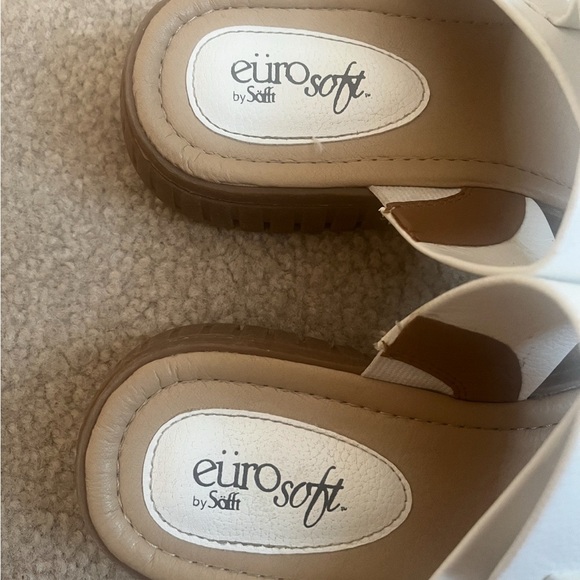 Eurosoft by Sofft Women's White Sandal 7.5 Wide - Picture 4 of 4
